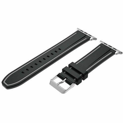 Silicone Sport Watch Band Strap for Apple Watch Series 9 8 7 6 5 4 3 2 1 Ultra 2 - Picture 31 of 46