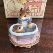 Vintage Wee Forest Folk M-60 1981 Squeaky Clean 1981 Retired MINT WP w Box