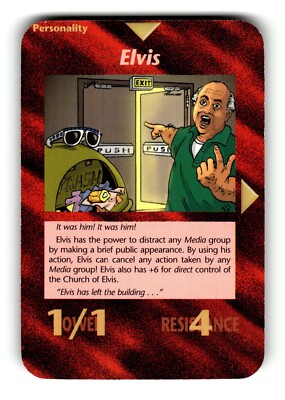 Elvis Card Unlimited INWO Illuminati New World Order Game | eBay