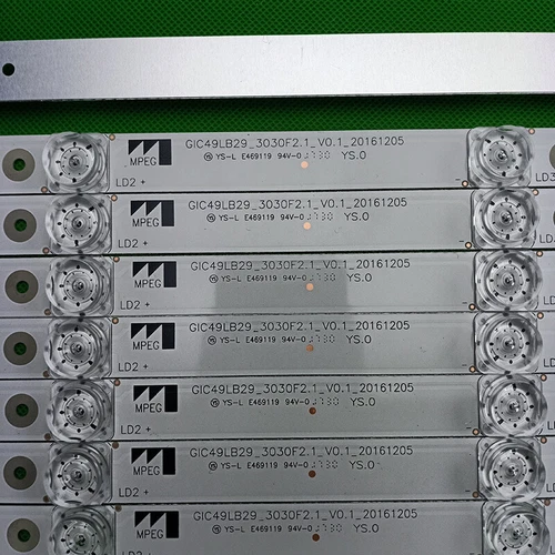 LED-Leisten für THOMSON 49UD6596 49UC6306X1 49BC7600 4C-LB4904-HR06J ZM02J - Bild 8 von 9