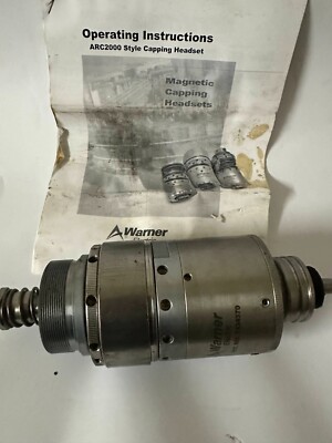 Warner Electric Magnetic Capping M4,5-162 Rev. A Sealed Magnets Headset Zalkin