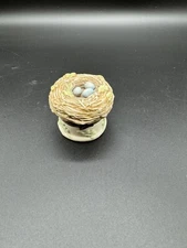 Vintage 1999 M. Bastin Hinged Birds Nest Trinket Box "Love Begins with Mother"
