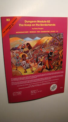 MODULE B2 - KEEP ON THE BORDERLANDS *NEW VF/NM 9.0 NEW* DUNGEONS DRAGONS