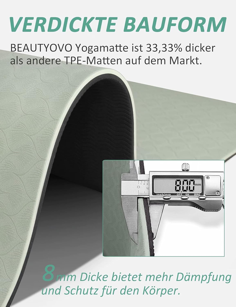 Extra Thick 1/3|1/4 Inch Non-Slip Yoga Mat with Strap for Enhanced Comfort Extra Thick 1/3|1/4 Inch Non-Slip Yoga Mat with Strap for Enhanced Comfort