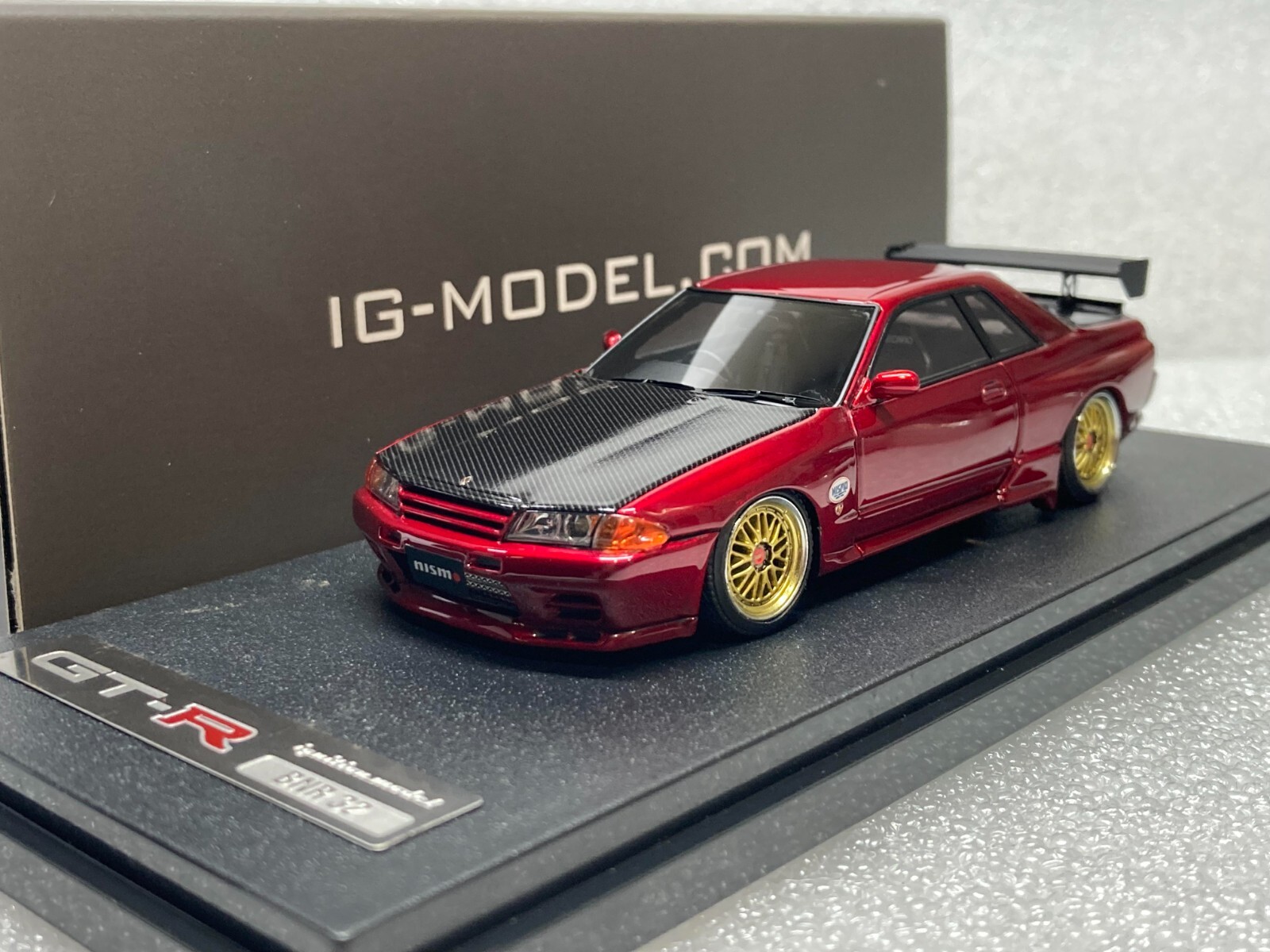 ミニカー ignition model Nismo R32 GT-R Gun  Ignition Model 1:18 Nissan Skyline GT-R NISMO R32 Gun Gray