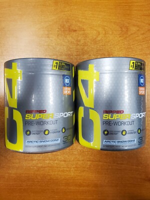 2 Pk: Cellucor C4 Arctic Snow Cone Ripped Super Sport (Exp. 3/31/25) R2P7-5269
