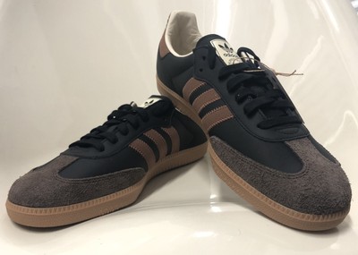 Adidas Originals SAMBA Sneakers OG Core Black/Dark Brown  IE9123 size US12.5 NEW