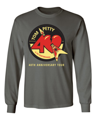 tom petty 40th anniversary tour shirt