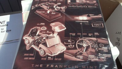 1967 CHEVROLET CORVETTE L88 CONNOISSEURS RED FRANKLIN MINT 1:12