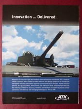 3/2012 PUB ATK 30/40MM MK44 BUSHMASTER AUTOMATIC CANNON US ARMY ORIGINAL  AD