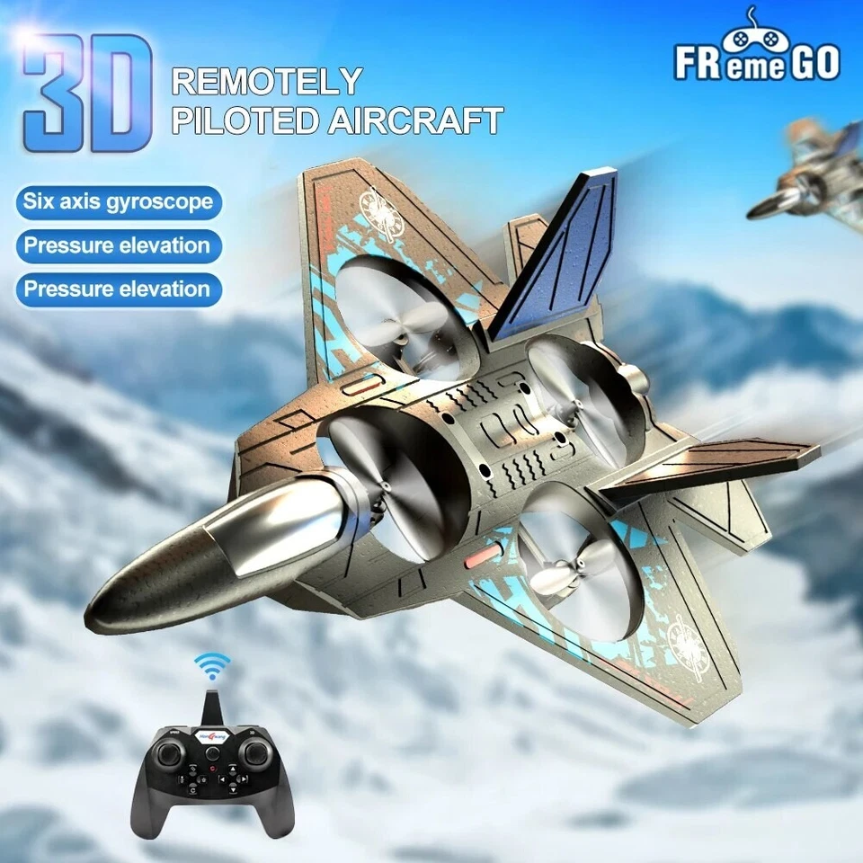 RC Plane 2.4G Remote Control Aircraft Gravity Sensing Helicopter Glider lowest p - Image 2 of 4