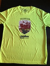Ironman Eagleman 70.3 Volunteer Shirt 2022 Neon Men Med. New