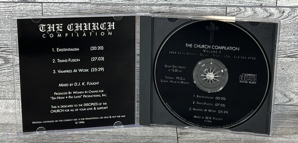 The Church Compilation Volume 1 Mixed By DJ Karl Fought (CD, 1996) RARE READ - Image 3 of 4