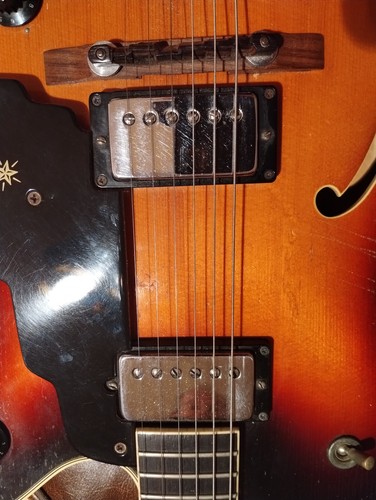 Rare 1967 Guild Duane Eddy DE 400 in Sunburst Finish, 17" Archtop Hollowbody Jazz - Picture 10 of 15