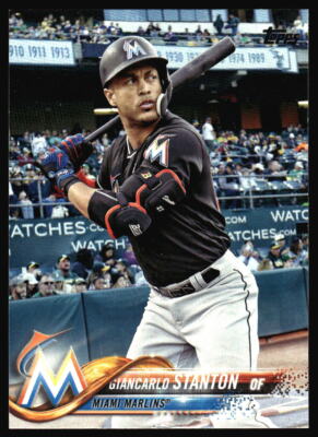 2018 Topps Giancarlo Stanton #100 Miami Marlins