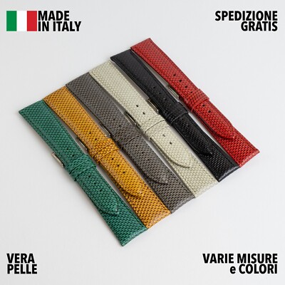 HANDMADE WATCH STRAP MADE IN ITALY GENUINE LEATHER 16MM 18MM 20MM