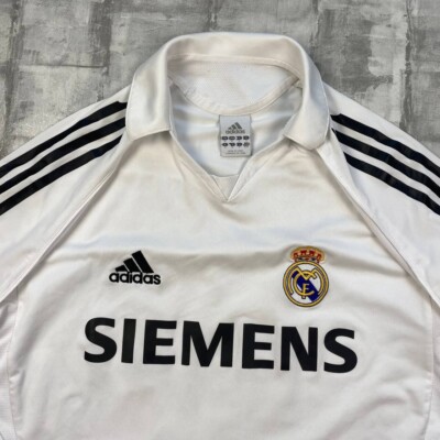 Maillot Real Madrid 2005/06 Robinho #10 - Manches Longues Vintage, Taille XL, Neuf Avec étiquette
