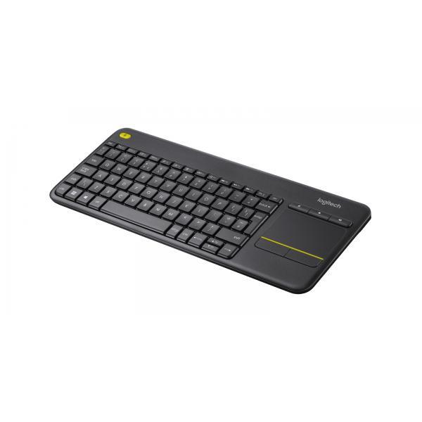 3161873 Logitech  Logitech Wireless Touch Keyboard K400 Plus - Tastiera - con to
