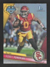 Korey Foreman 2023 Bowman University Chrome Refractor USC Trojans #190