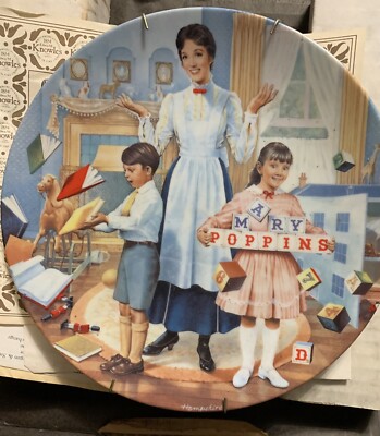 Mary Poppins Spoonful Of Sugar Plate Edwin M Knowles Craftsmanship