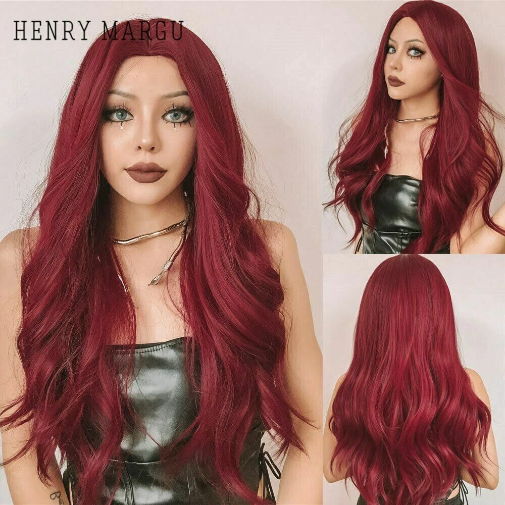 Natural top red wigs