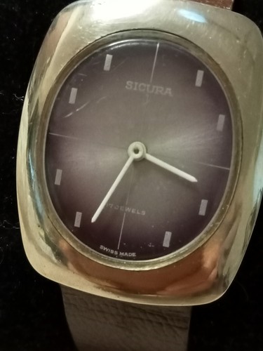 Vintage Sicura By Brietling Manual Winding 17 Jewels Watch - Picture 2 of 8