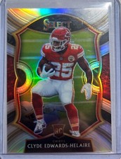2020 Panini Select Clyde Edwards-Helaire Concourse Silver Prizm #54 RC Chiefs