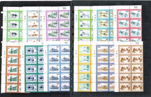 GREAT BRITAIN GUERNSEY - 1982 POSTAGE DUES SG D30/41 MNH BLOCKS OF 10 - Picture 1 of 1