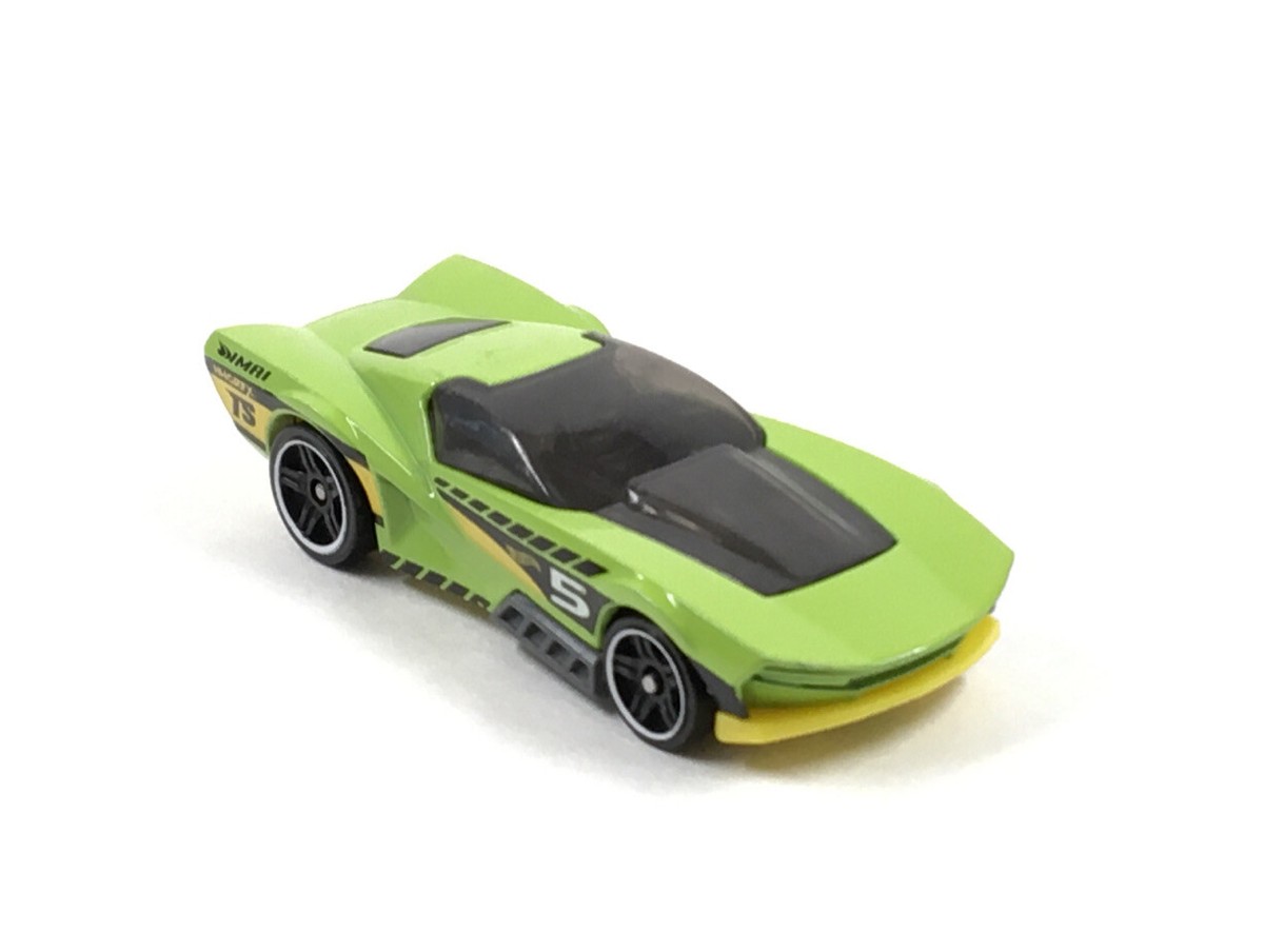 Hot Wheels 2011 T9719 Car Track Stars Street Shaker Green Black