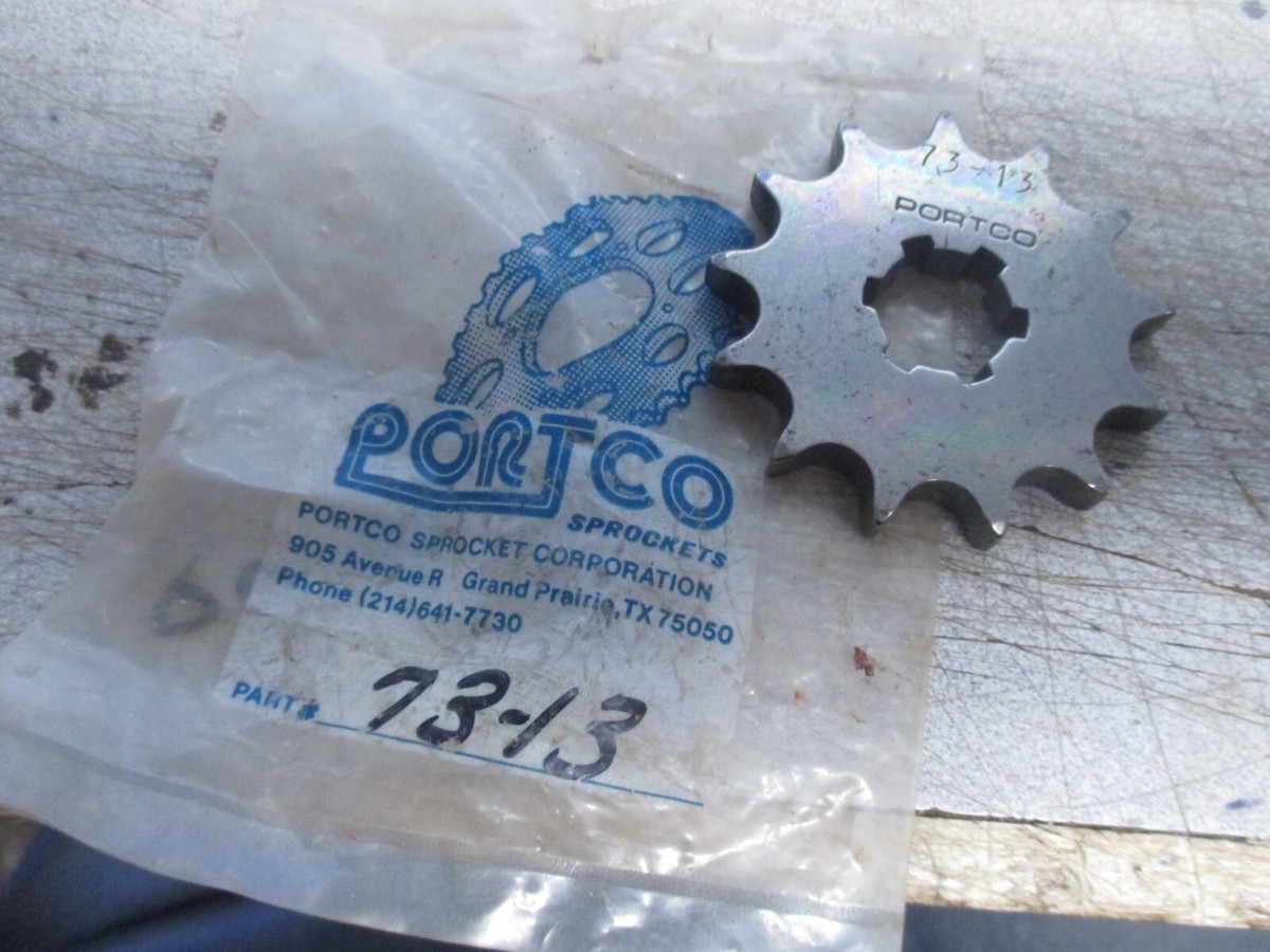 Vintage NOS Portco Front Drive 13T Sprocket Fits: Honda 73-13 | eBay