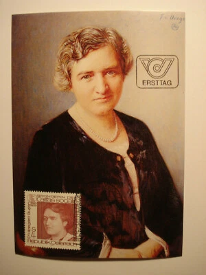 Österreich 1983:maxi card/MN 1729, "HILDEGARD BURJAN" +ET-St."28.1.1983"  - Bild 1 von 2
