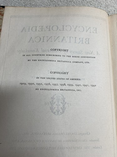 1942 Encyclopedia Britannica Band 12 - Bild 3 von 7