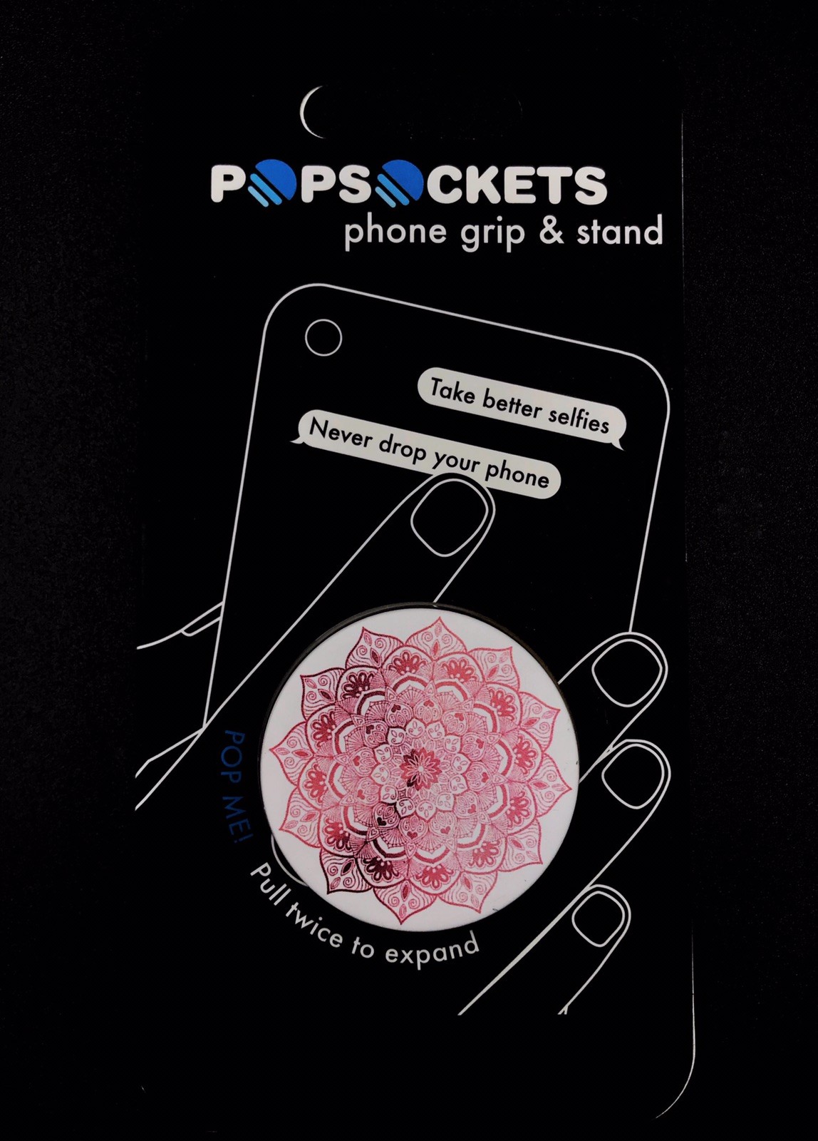Authentic PopSockets Rosy Mandala PopSocket Pop Socket Phone Holder Grip Stand-image