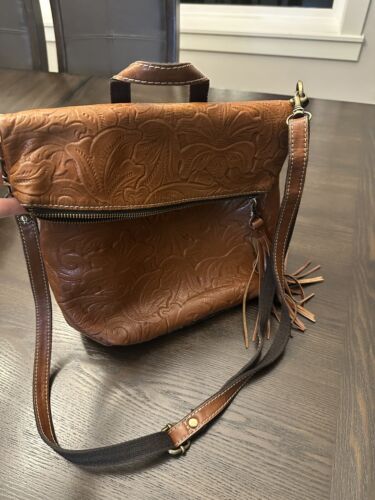 Patricia Nash Handbag Brown Leather