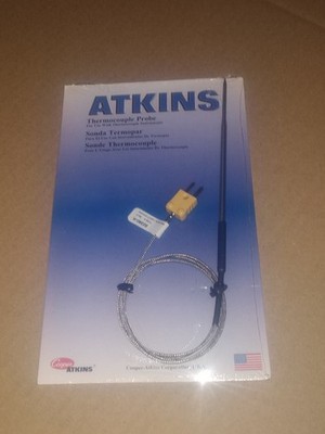 Cooper Atkins Reduced  Needle Probe Stainless Braided Type 50360-K