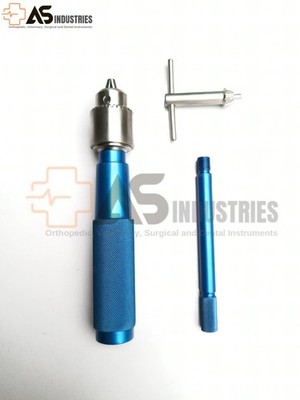 New Orthopedic Hand Drill With Chuck & Key 16cm Orthopedic Veterinary Surgery