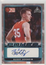 2021-22 Leaf Pro Set Power Platinum Spectrum Foil 53/99 Buddy Boeheim Auto 1c0k