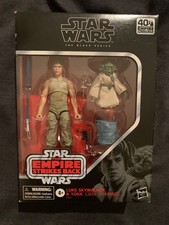 Star Wars The Black Series Luke Skywalker & Yoda  Dagobah Training  40th  READ