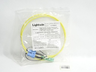 Lightwin LDP-09 LC/APC-SC 1.0 Duplex LWL Patchkabel 1m / Neu OVP