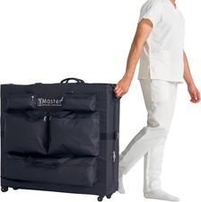 Master Massage Luggage Style Wheeled Massage Table Carrying Case 27  to 32  