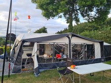 Dorema Starcamp Dakota Size 18 - 1075-1100cm Seasonal Pitch Awning Charcoal