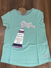 Joules Girls Astra Paint Tub Sequin T-shirt Age 5 Years Brand New With Tags 