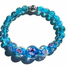 ARTSY Crafts Lily Flower Glow in the Dark Firefly Beads Bracelets, Floral Mur...