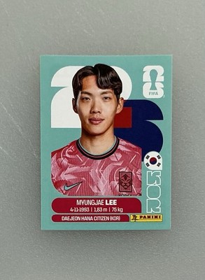 2026 FIFA WC USA Panini Sticker #057 KOR 9 MYUNJAE LEE Brazil Edition