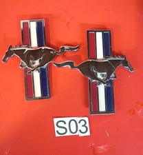 S03 05 - 09 Ford Mustang Running Pony Left Right Fender Badge Emblem Logo Set
