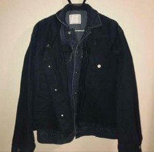 USED GO AYANO WEARING SACAI 20SS LAYERED DENIM JACKET. GOOD