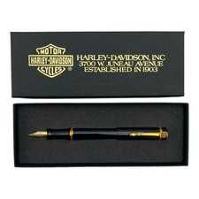 Harley Davidson Penna Stilografica Nera Ines Dugelay