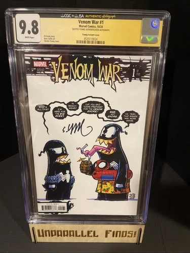 Venom War #1 Marvel Comic CGC Graded 9.8