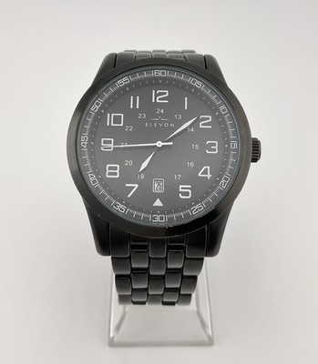 Elevon Black Tone Quartz Watch