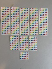 Vintage 1984 Mrs. Grossman's Stickers HEARTS